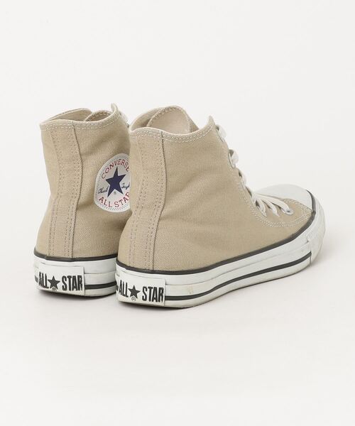 「CONVERSE」 ハイカットスニーカー 24cm ベージュ レディース_画像2