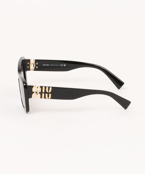 miu miu スポーティーサングラス シルバー/ブラック miu miu スポーティーサングラス シルバー/ブラック