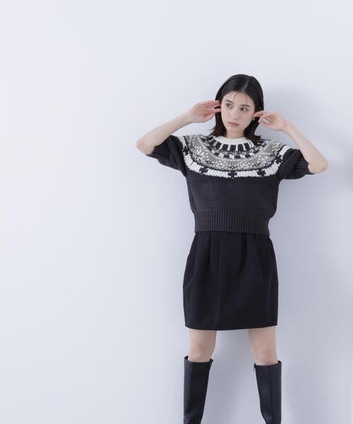 NATURAL BEAUTY BASIC（ナチュラルビューティーベーシック） ニット