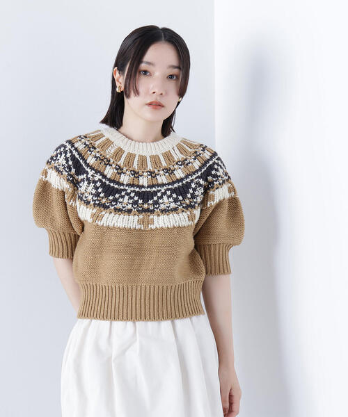 NATURAL BEAUTY BASIC（ナチュラルビューティーベーシック） ニット