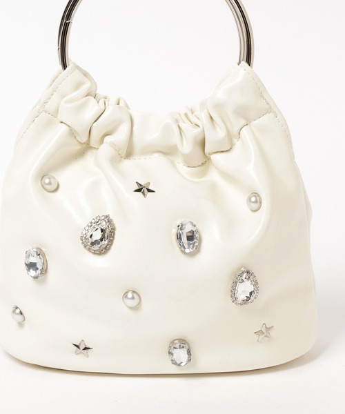 LOWRYS FARM（ローリーズファーム） ハンドバッグ ビジューミニBAG