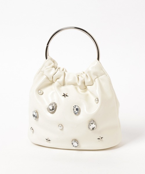 LOWRYS FARM（ローリーズファーム） ハンドバッグ ビジューミニBAG