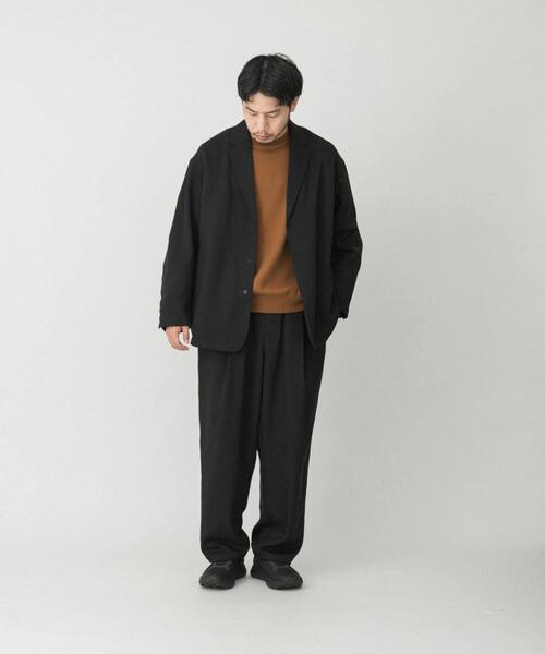 EKAL（エカル） パンツ ウールライクイージーパンツ メンズ : ZOZOTOWN