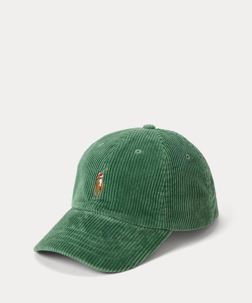 ラルフローレン コーデュロイキャップ コットン コーデュロイ ボール キャップ