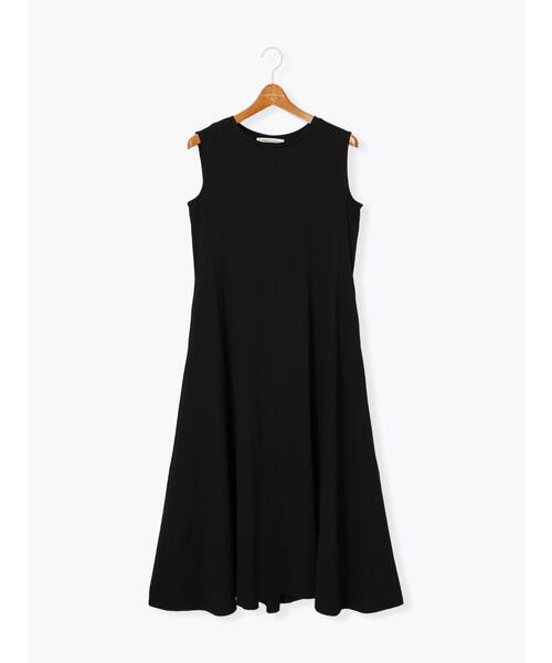 「Lugnoncure」 ノースリーブワンピース F ブラック レディース_画像8