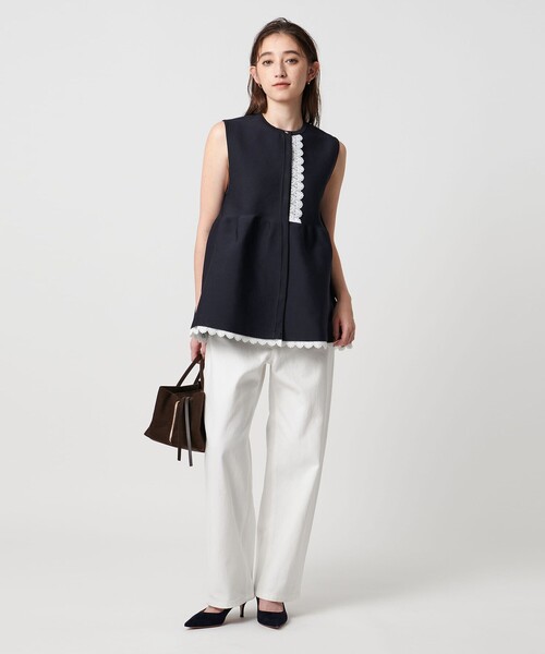 ニット セーター レース ペプラム ニットベスト ‐ウォッシャブル‐ レディース | UNITED ARROWS | 03