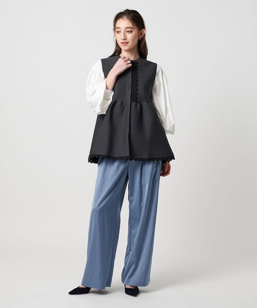 ニット セーター レース ペプラム ニットベスト ‐ウォッシャブル‐ レディース | UNITED ARROWS | 05