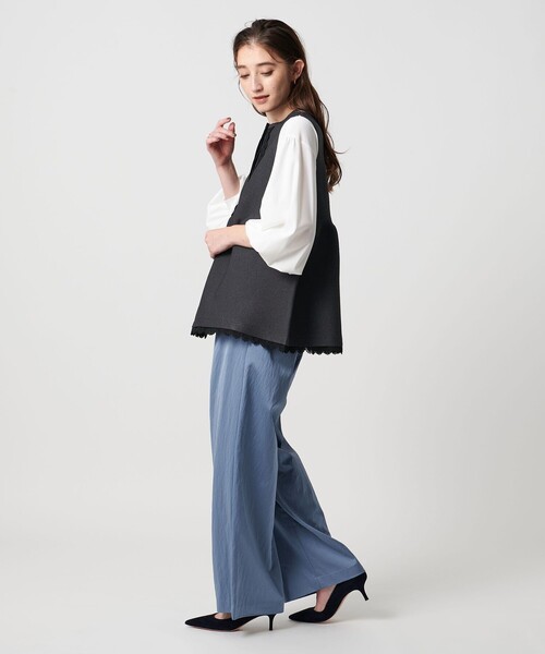 ニット セーター レース ペプラム ニットベスト ‐ウォッシャブル‐ レディース | UNITED ARROWS | 06