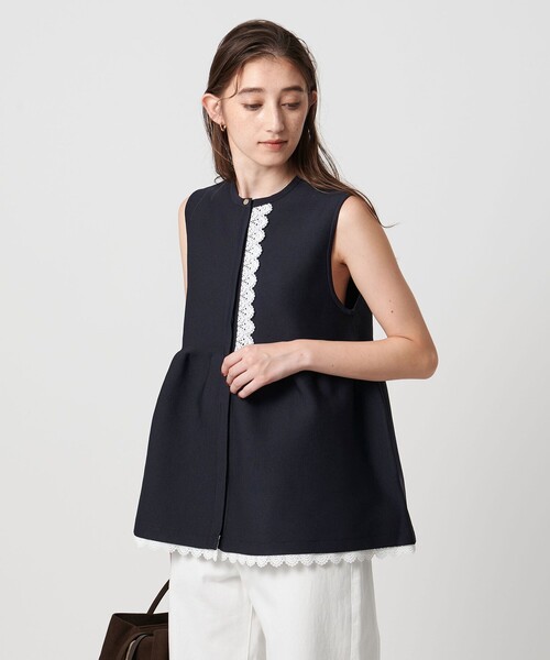 ニット セーター レース ペプラム ニットベスト ‐ウォッシャブル‐ レディース | UNITED ARROWS | 10