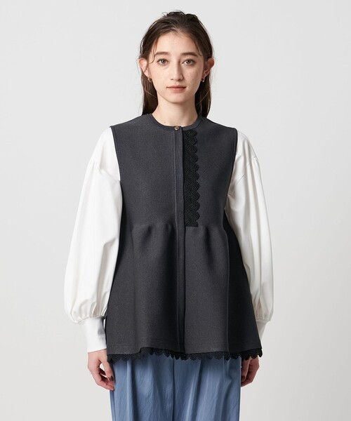 ニット セーター レース ペプラム ニットベスト ‐ウォッシャブル‐ レディース | UNITED ARROWS | 12