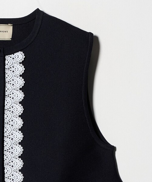 ニット セーター レース ペプラム ニットベスト ‐ウォッシャブル‐ レディース | UNITED ARROWS | 18