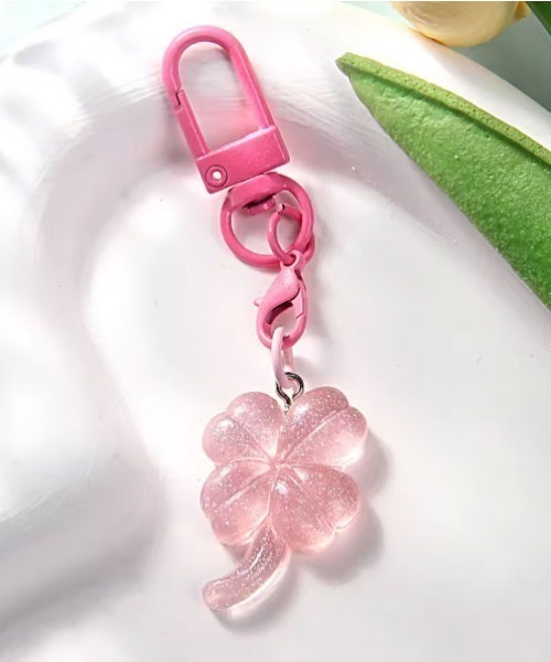 Mayree キーホルダー 「urge select」クローバー モチーフ 立体