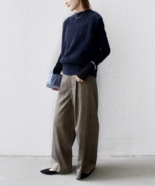 SHIPS（シップス） ベスト ジレ 杢フォックス カシミヤ ニット ベスト