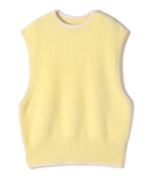 SHIPS（シップス） ベスト ジレ 杢フォックス カシミヤ ニット ベスト