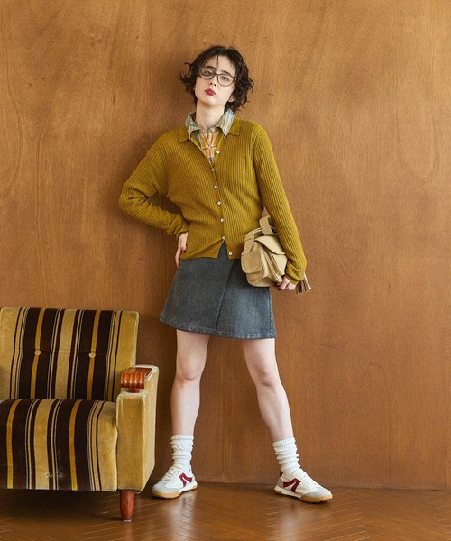 niko and... バックロゴカーディガン ニコアンド バックロゴカーディガン オンライン 通販