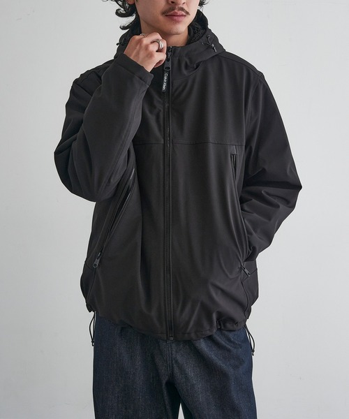 極美品　カルバンクライン　フーテッドコート　ライナー付き　メンズ　ブラック　XL Calvin Klein（カルバン・クライン） コート ジャケット 「Calvin