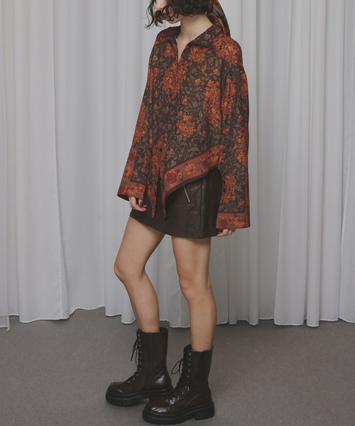 Ameri（アメリ） ブラウス シャツ DAQHNE SCARF SHIRT レディース