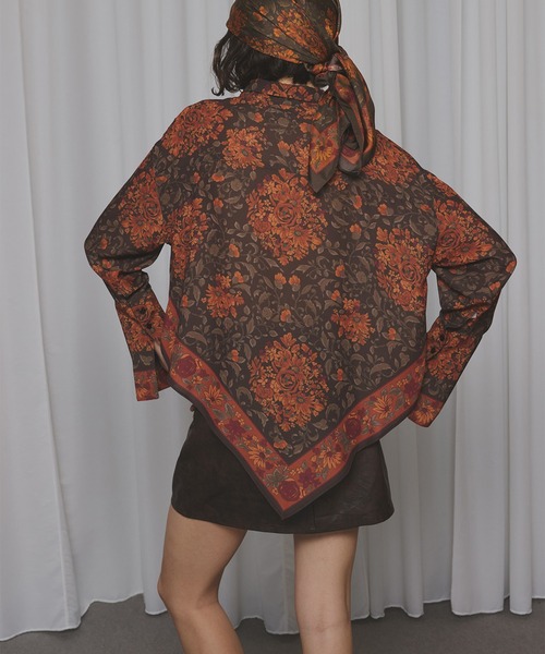 Ameri（アメリ） ブラウス シャツ DAQHNE SCARF SHIRT レディース
