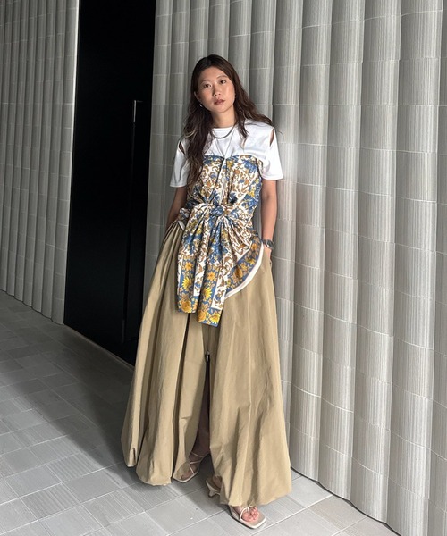 Ameri（アメリ） ブラウス シャツ DAQHNE SCARF SHIRT レディース