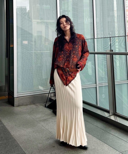 Ameri（アメリ） ブラウス シャツ DAQHNE SCARF SHIRT レディース