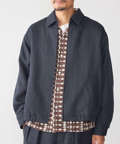 SHIPS（シップス） ブルゾン アウター SHIPS:「手洗い可能」メランジ