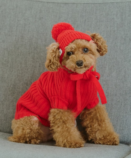 ROPE' PICNIC（ロペ ピクニック） 犬 服 「DOG」リブ切り替えニット
