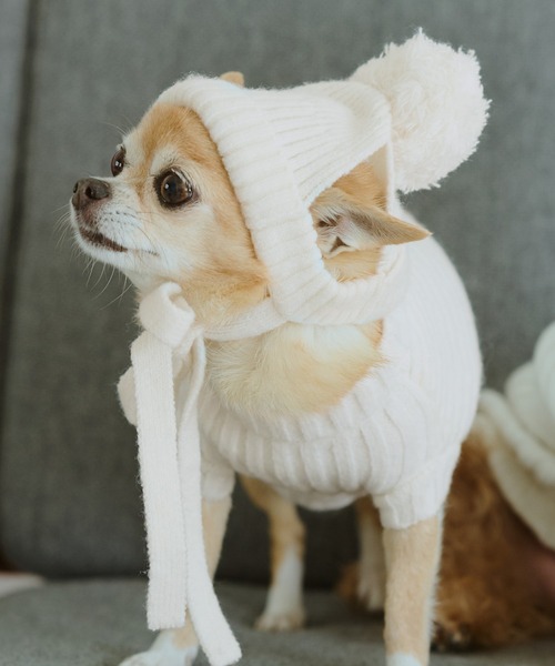 ROPE' PICNIC（ロペ ピクニック） 犬 服 「DOG」リブ切り替えニット