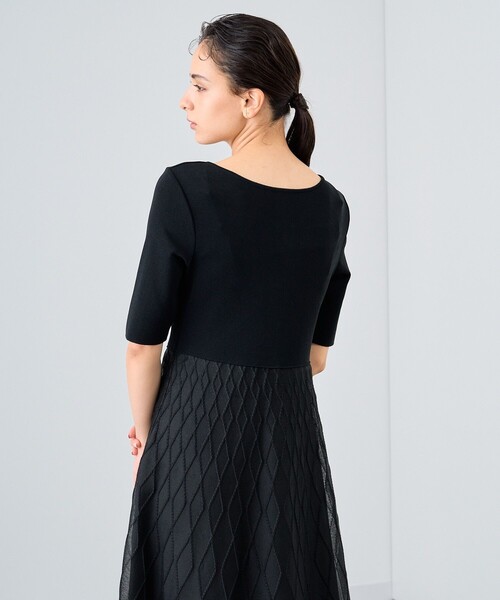 ANAYI（アナイ） ニットワンピース 36 ブルー レディース : ZOZOTOWN