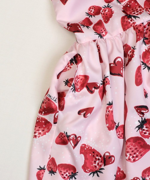 MILK Berry Kiss ジャンスカ Berry Kiss ジャンパー | ストロベリー風アウター - MILK MILKBOY