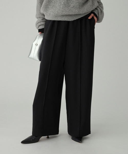 BABYLONE　レディースパンツ BABYLONE（バビロン） パンツ 「多機能素材」ツイルリラックスパンツ