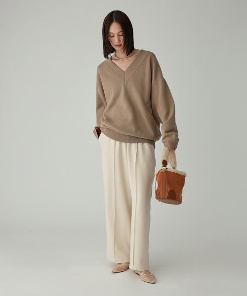 BABYLONE（バビロン） パンツ 「多機能素材」ツイルリラックスパンツ