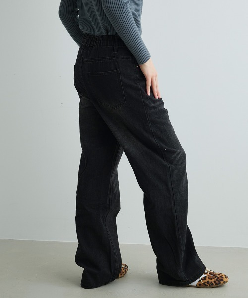 ジーンズ デニム デニムパンツ ヴィンテージウォッシュワイドデニム Vintage Wash Wide Denim レディース | Mirette | 08