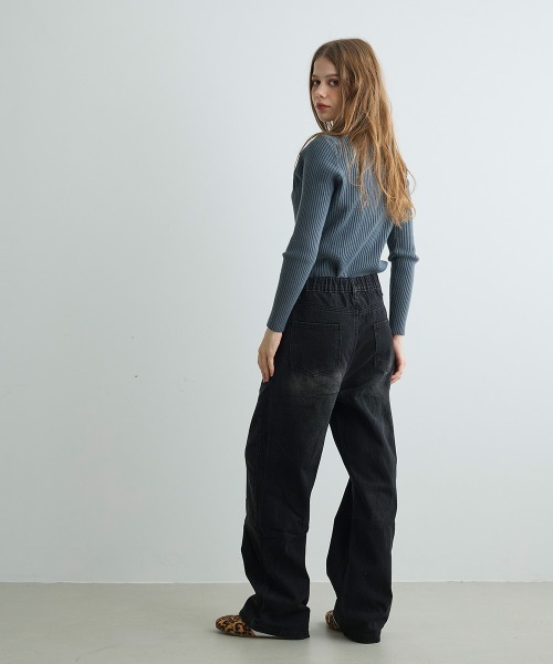 ジーンズ デニム デニムパンツ ヴィンテージウォッシュワイドデニム Vintage Wash Wide Denim レディース | Mirette | 16