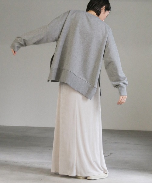 select MOCA（セレクトモカ） スウェットカットソー FREE グレー