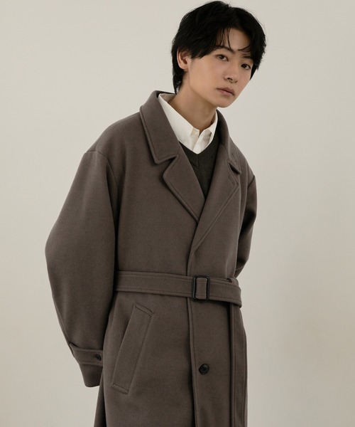 LUENNA チェスターコート コート 「LUENNA」Oversized Double-Breasted