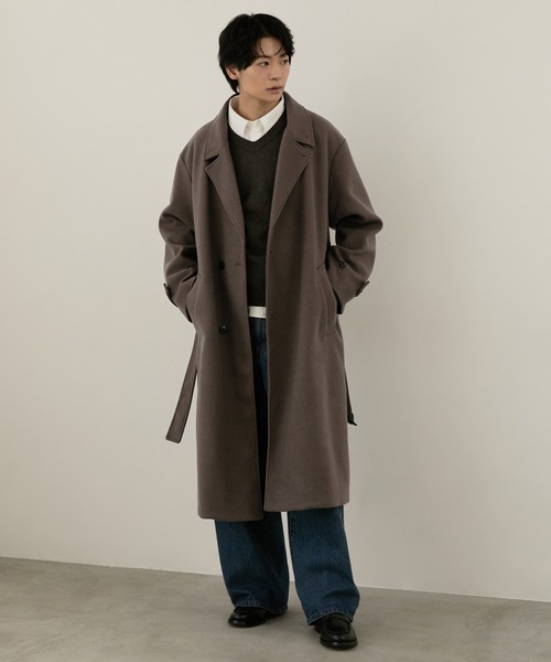 LUENNA チェスターコート コート 「LUENNA」Oversized Double-Breasted