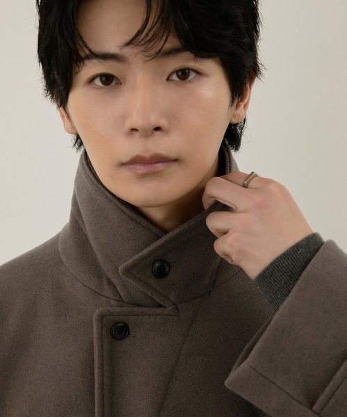 LUENNA チェスターコート コート 「LUENNA」Oversized Double-Breasted