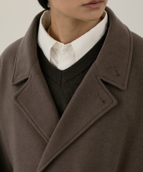LUENNA チェスターコート コート 「LUENNA」Oversized Double-Breasted