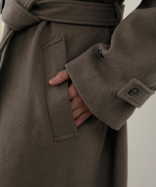 LUENNA チェスターコート コート 「LUENNA」Oversized Double-Breasted