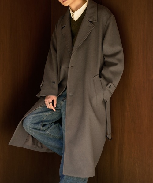 LUENNA チェスターコート コート 「LUENNA」Oversized Double-Breasted