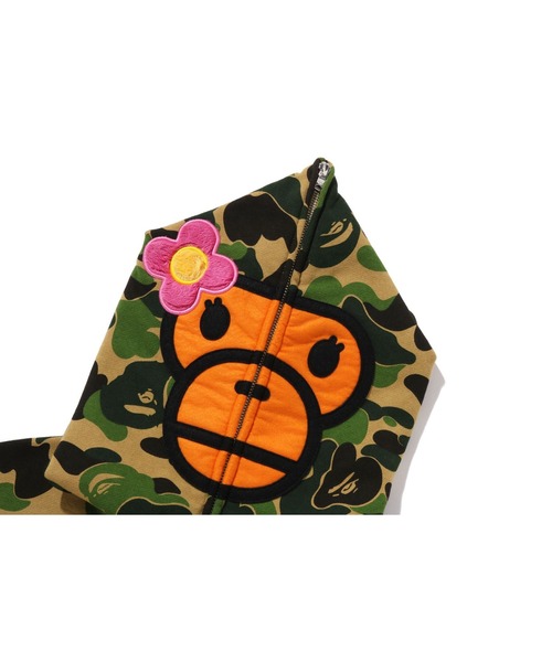 A BATHING APE（アベイシングエイプ） パーカー ABC CAMO BABY LISA