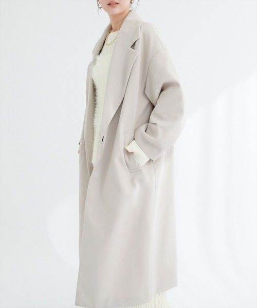 きき様ナチュラル38翌日発送コート ナチュラルタフタミドル丈コート(ステンカラーコート) | HIROKO