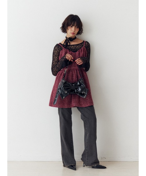 ジュエティ ワンピース まとめ売り 美品 jouetie（ジュエティ） ワンピース ツイードキャミワンピース