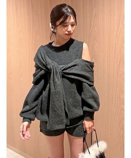 SNIDEL（スナイデル） パンツ 畦ニットショートパンツ レディース