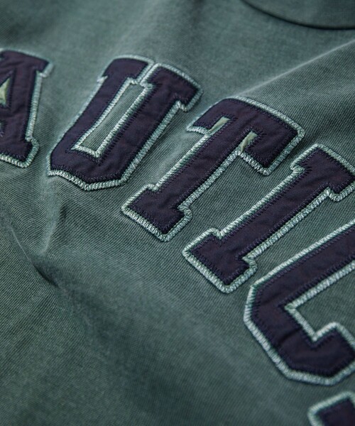 「NAUTICA」 半袖Tシャツ MEDIUM チャコールグレー メンズ_画像2