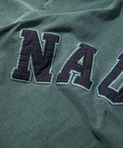 「NAUTICA」 半袖Tシャツ MEDIUM チャコールグレー メンズ_画像4