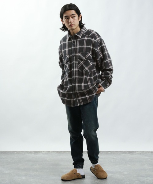 BAYFLOW（ベイフロー） シャツ ヴィンテージライクボアシャツ メンズ