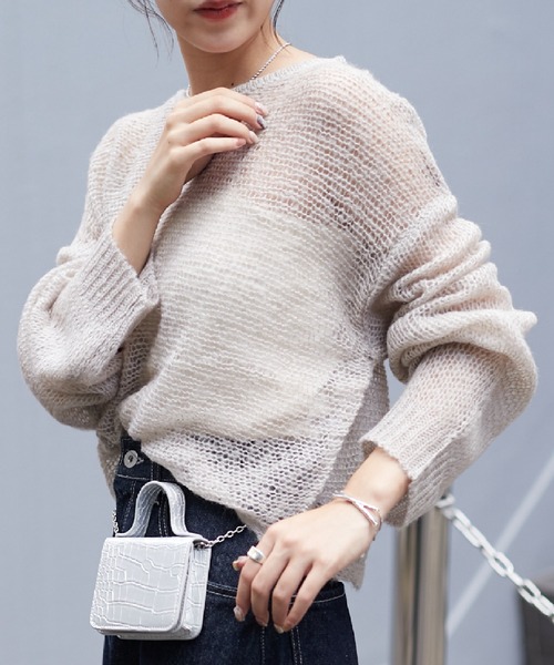 「COLONY 2139」 長袖ニット FREE ピンク レディース_画像2