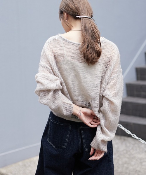 「COLONY 2139」 長袖ニット FREE ピンク レディース_画像3