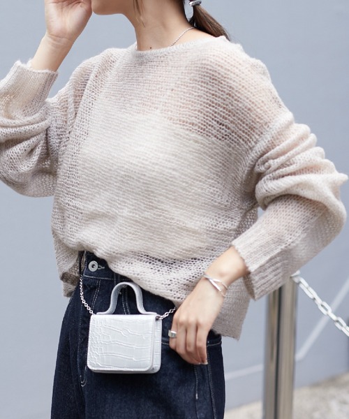 「COLONY 2139」 長袖ニット FREE ピンク レディース_画像4